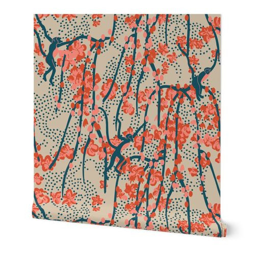 BENGAL CORA MONKEY | Spoonflower