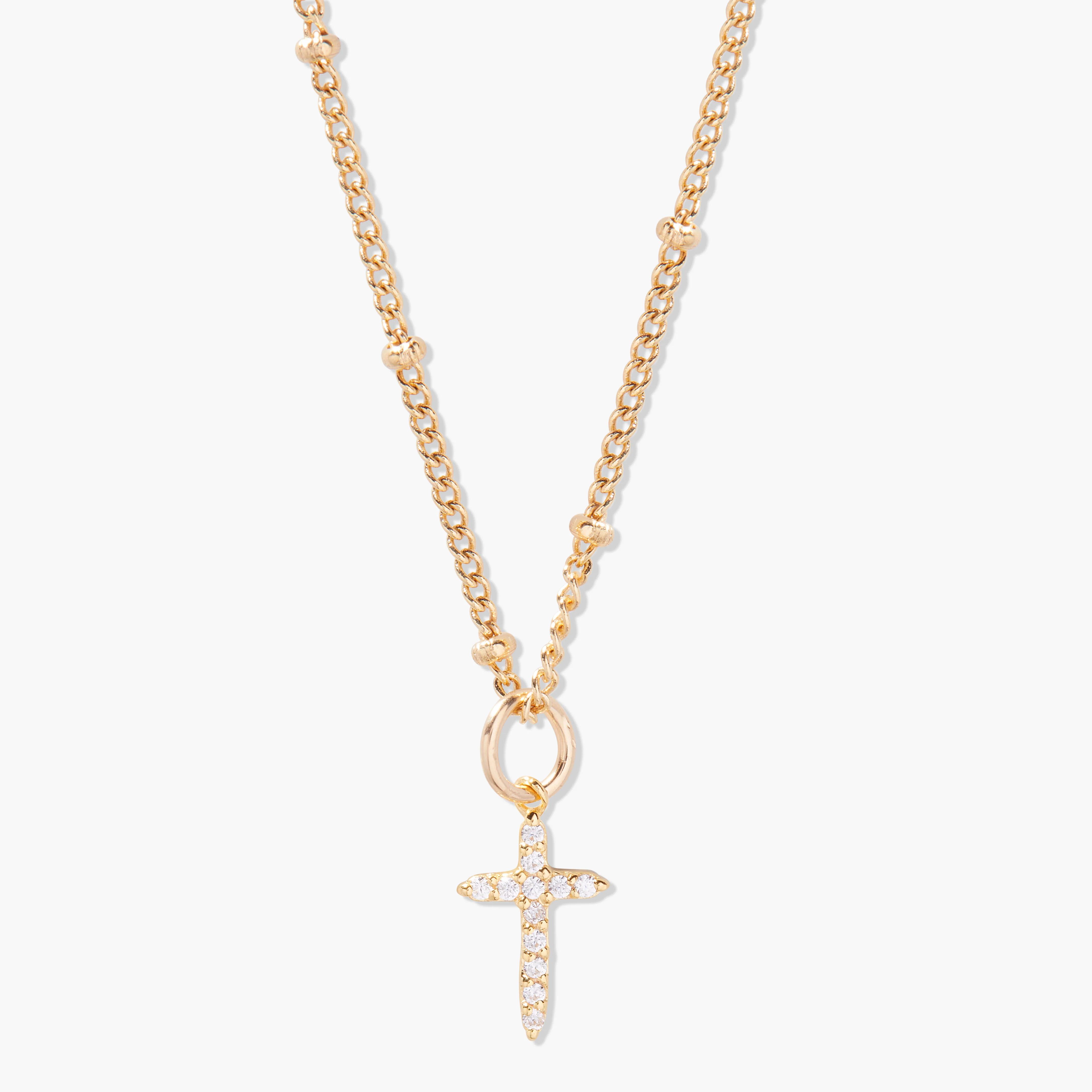 Josephine Cross Necklace | Brook and York
