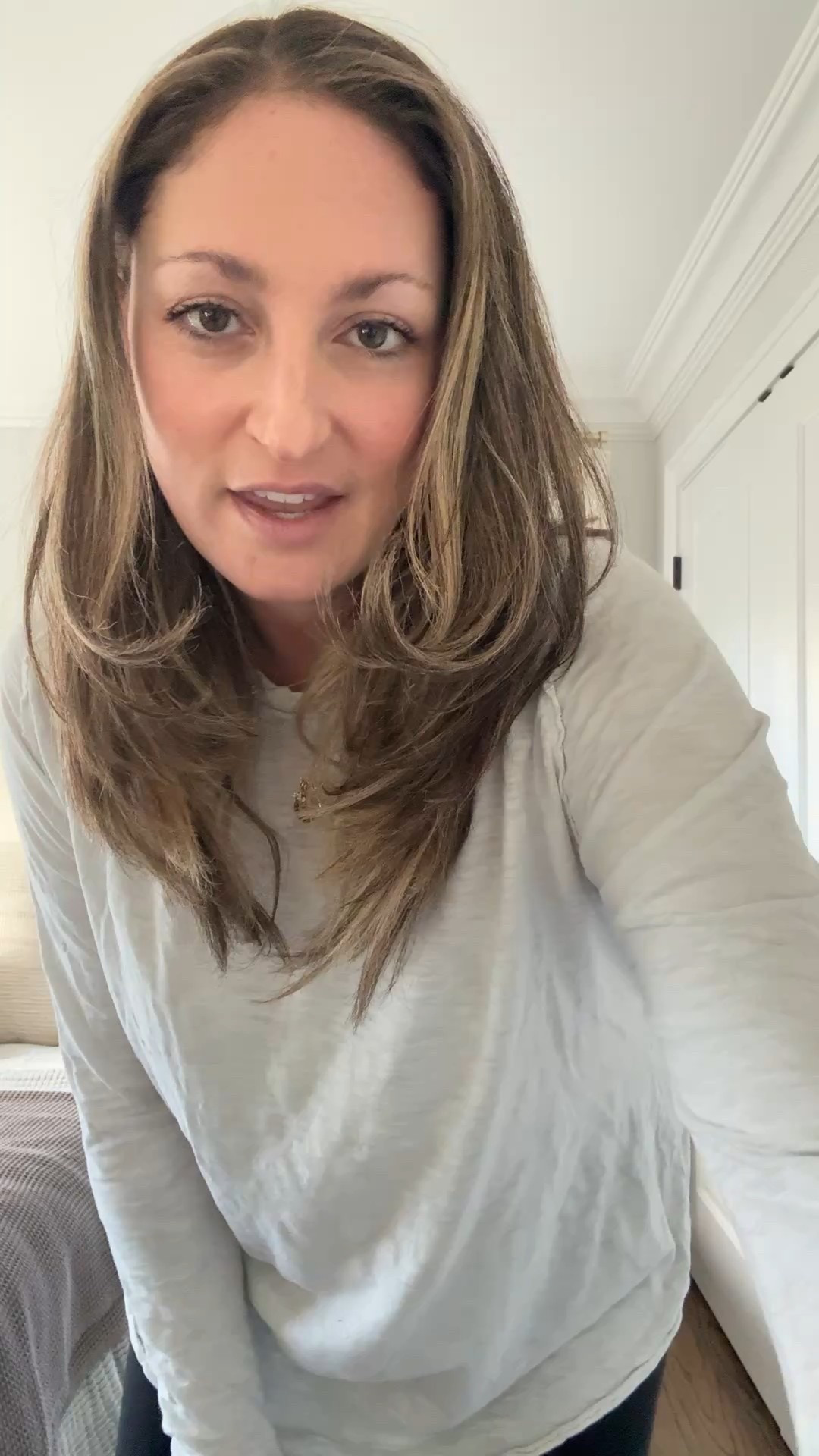 The best layering tee! I wear this all winter long under sweaters — perfect for leggings. True to size, comes in a ton of colors! 

#LTKmorningroutine #LTKFindsUnder100 #LTKootd