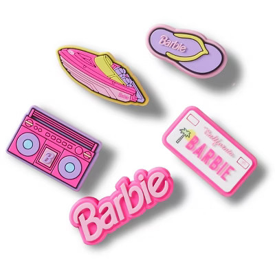 Crocs Jibbitz Barbie Shoe Charms 5-Pack | Target