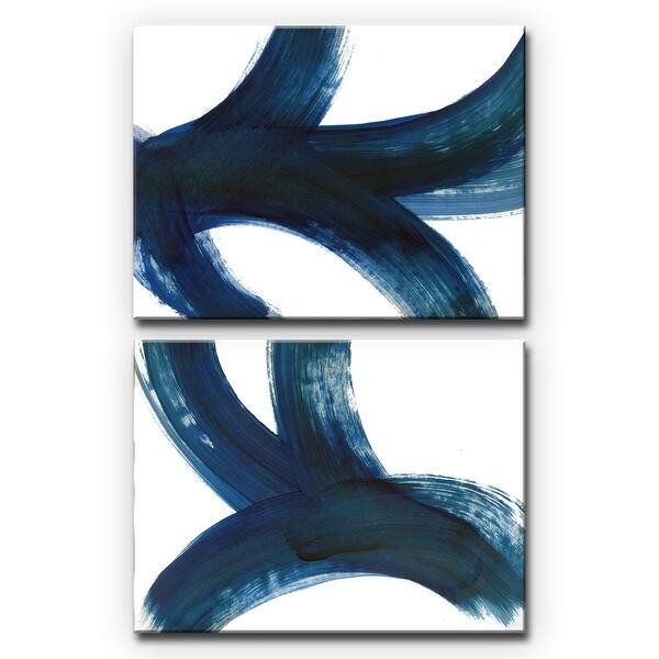 'On the Move I/II' Abstract 2-Pc Canvas Art Set by Karen Moehr | Bed Bath & Beyond