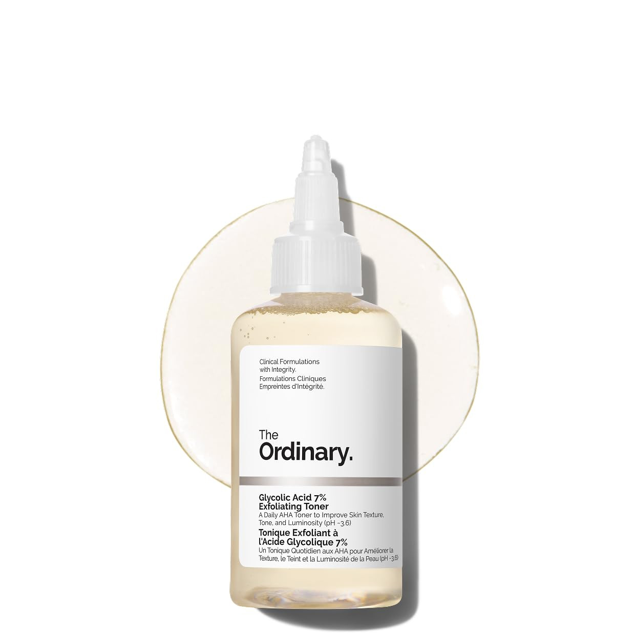 The Ordinary Glycolic Acid 7% Exfoliating Toner, Brightening and Smoothing Daily Toner for More Even-Looking Skin Tone | Amazon (US)