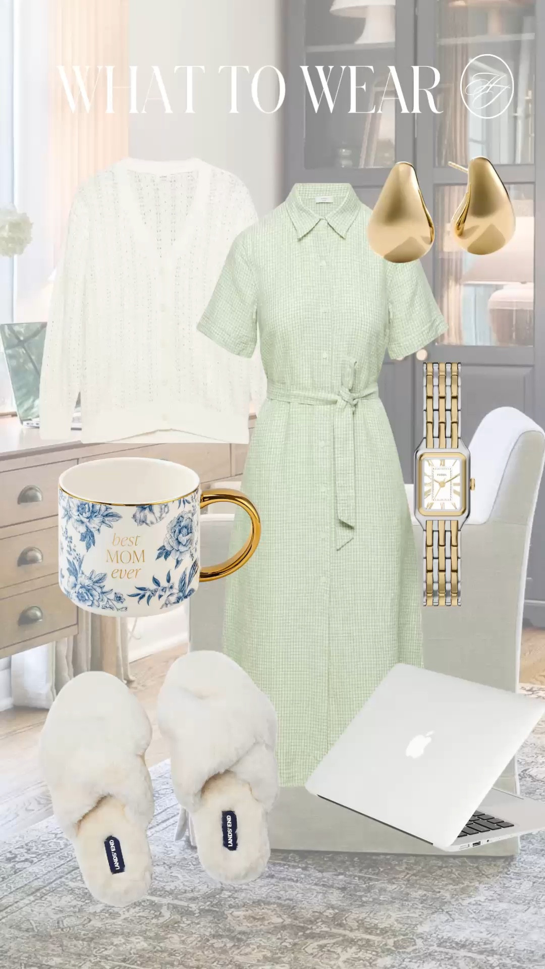 What to Wear When Working From Home 💻

Proof that comfortable and polished can coexist. This gingham dress is video-call ready while still feeling easy enough for a full day at home.

Where to wear: Work-from-home days, Zoom meetings, content creation days, school pickups, or running errands after work.

Why buy it: A one-and-done outfit that requires zero styling. Throw it on, add earrings, and you’re instantly put together.

#LTKmomlife #LTKootd #LTKWorkwear