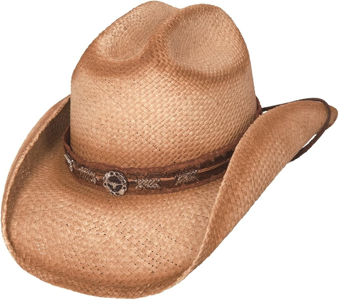 Montecarlo / Bullhide Hats Trail BOSS Genuine Panama Straw Western Cowboy Hat | Amazon (US)