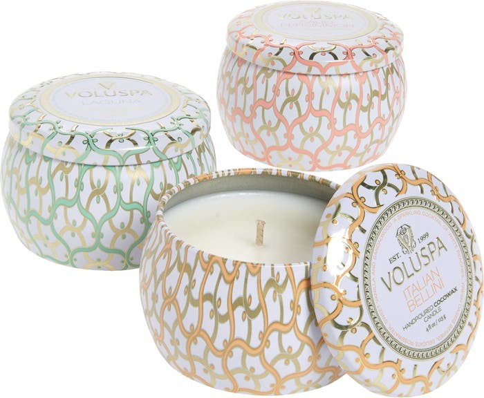 Maison Blanc Mini Tin Candle Trio | Nordstrom