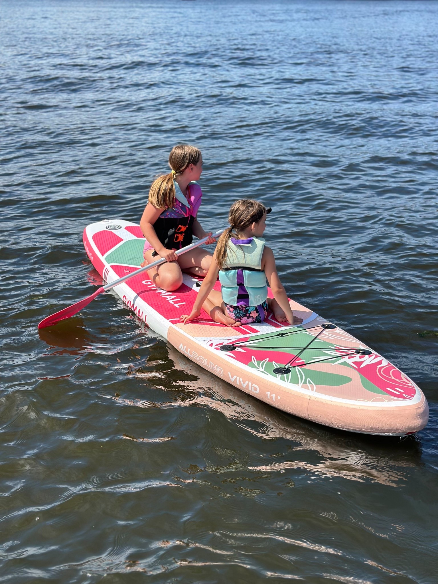 Summer fun!!!! 🤩♥️ my daughter bought this paddle board with her own money and she got to test it out the other day! She Absolutely loves it and is such a natural! 💖💖 So fun!!! 
#amazon #paddleboard #summer #summerfun #waterfun #lake #lakedays #lakefun #like #comment #save #share #follow 

#LTKActive #LTKSwim #LTKFamily