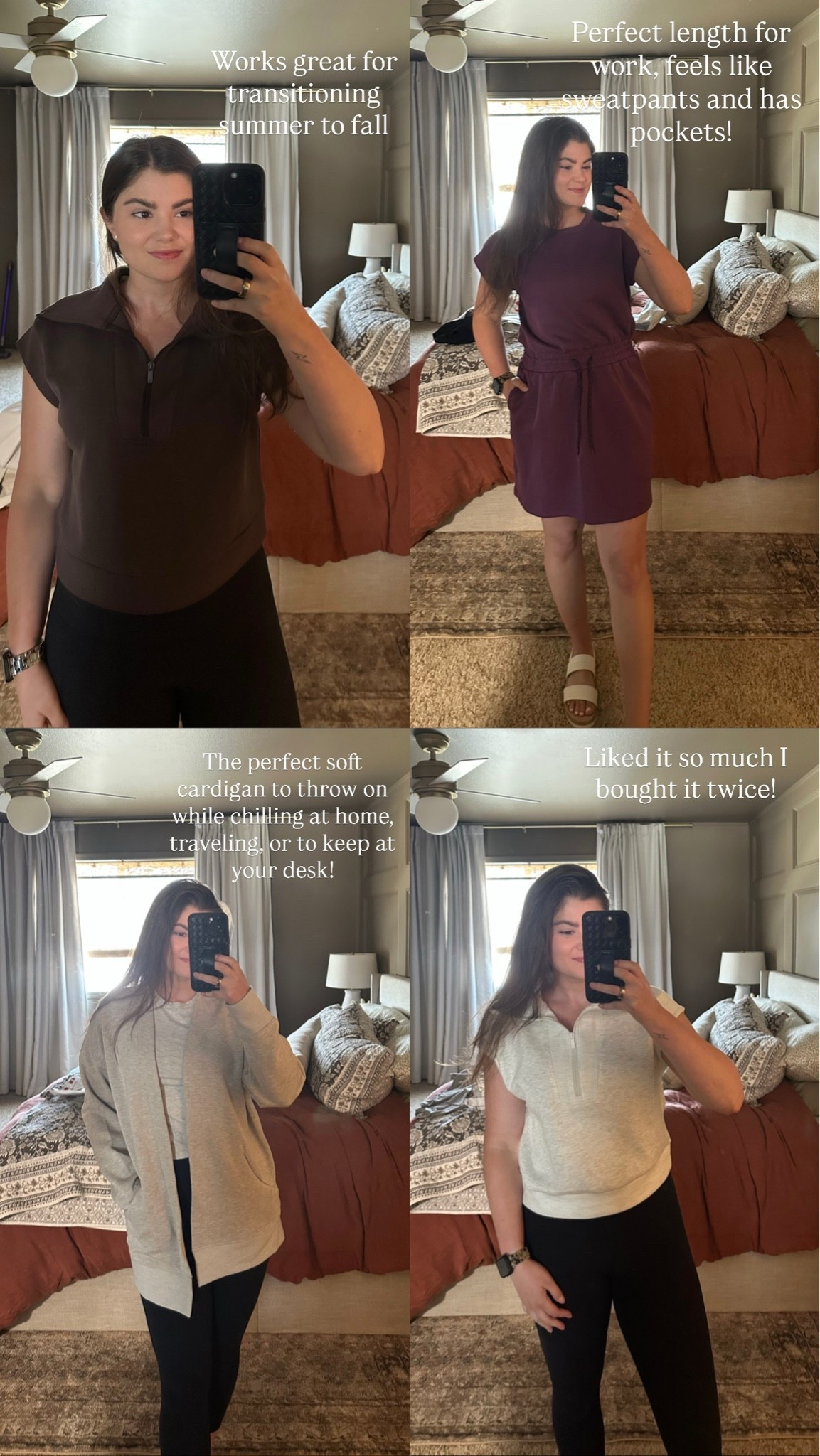 Loving the new airy sleek line from Target!!

Back to school fashion, teacher outfits, cream cardigan, short sleeve quarter zip, target fashion, target finds, magenta athletic dress, dress with pockets, athleisure wear

#LTKootd #LTKWorkwear #LTKPetite