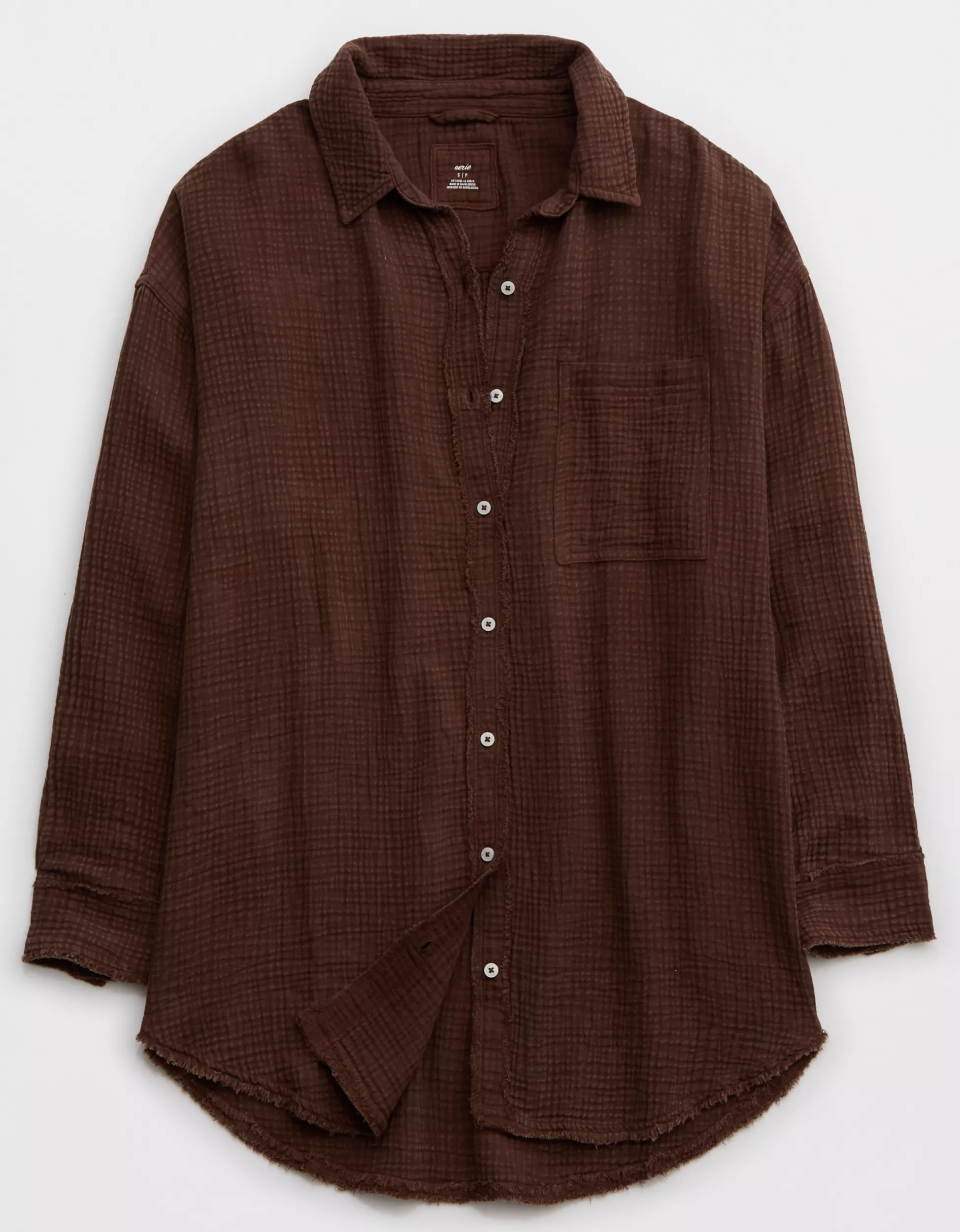 Aerie Pool-To-Party Cover Up Shirt | American Eagle Outfitters (US & CA)