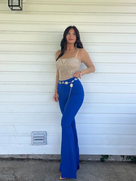 Blue Fiona flares now restocked! Such a fun bright color 💙 
LORI20 to save 


#LTKFestival #LTKFindsUnder100 #LTKSeasonal