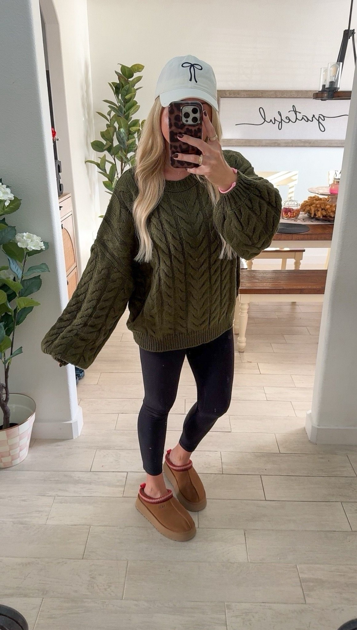 Fall outfit
Cable knit sweater large 
Align leggings 
Ugg tazz tts

#LTKFindsUnder100 #LTKShoeCrush #LTKSaleAlert