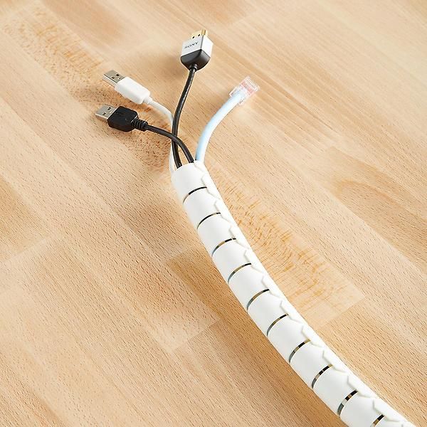Cable Zipper White | The Container Store