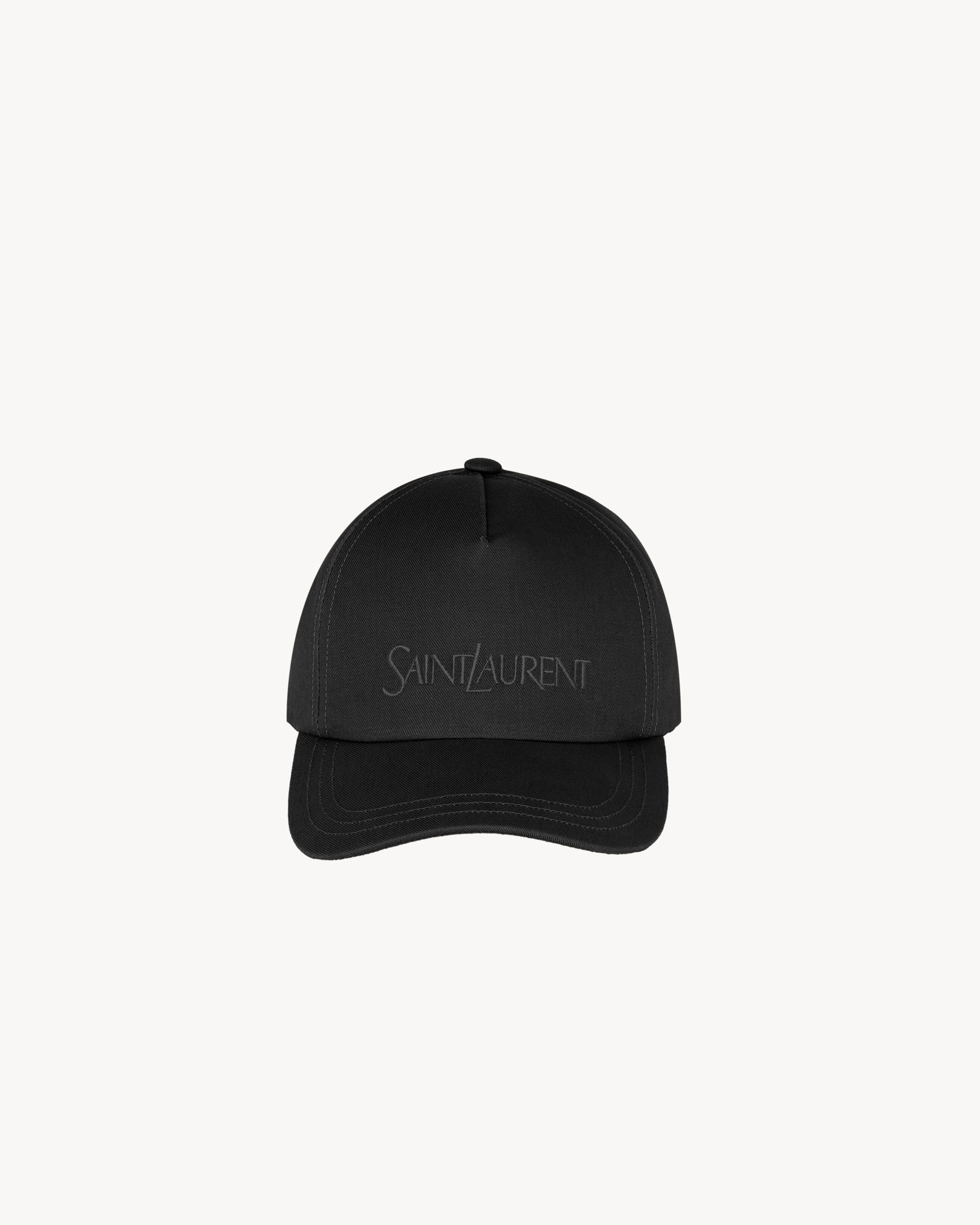 SAINT LAURENT cap in gabardine | Saint Laurent Inc. (Global)