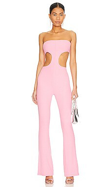 superdown Darcey Cut Out Jumpsuit in Pink from Revolve.com | Revolve Clothing (Global)