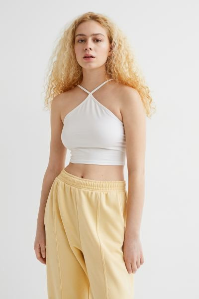 Cotton Crop Top | H&M (US + CA)