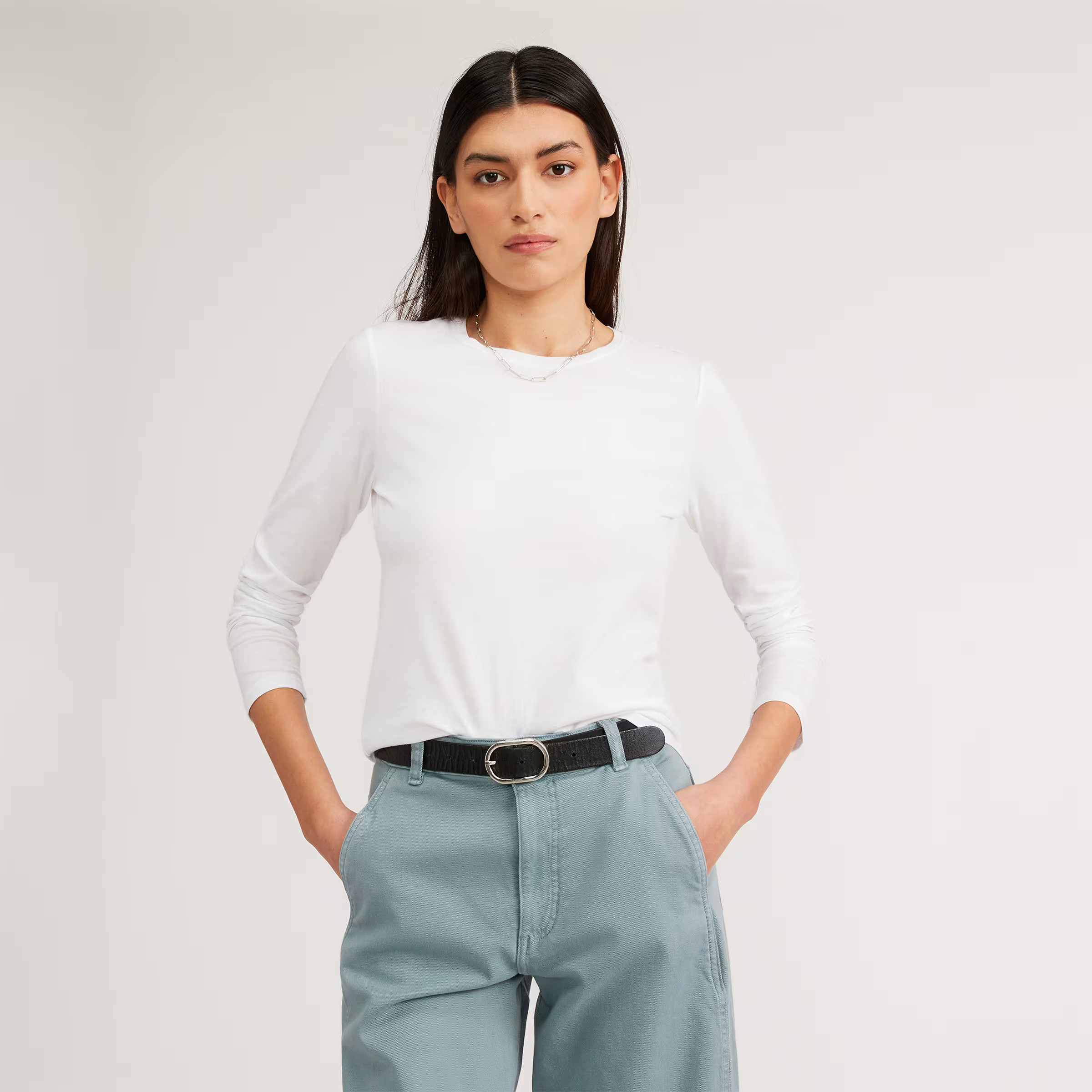The Organic Cotton Long-Sleeve Crew | Everlane