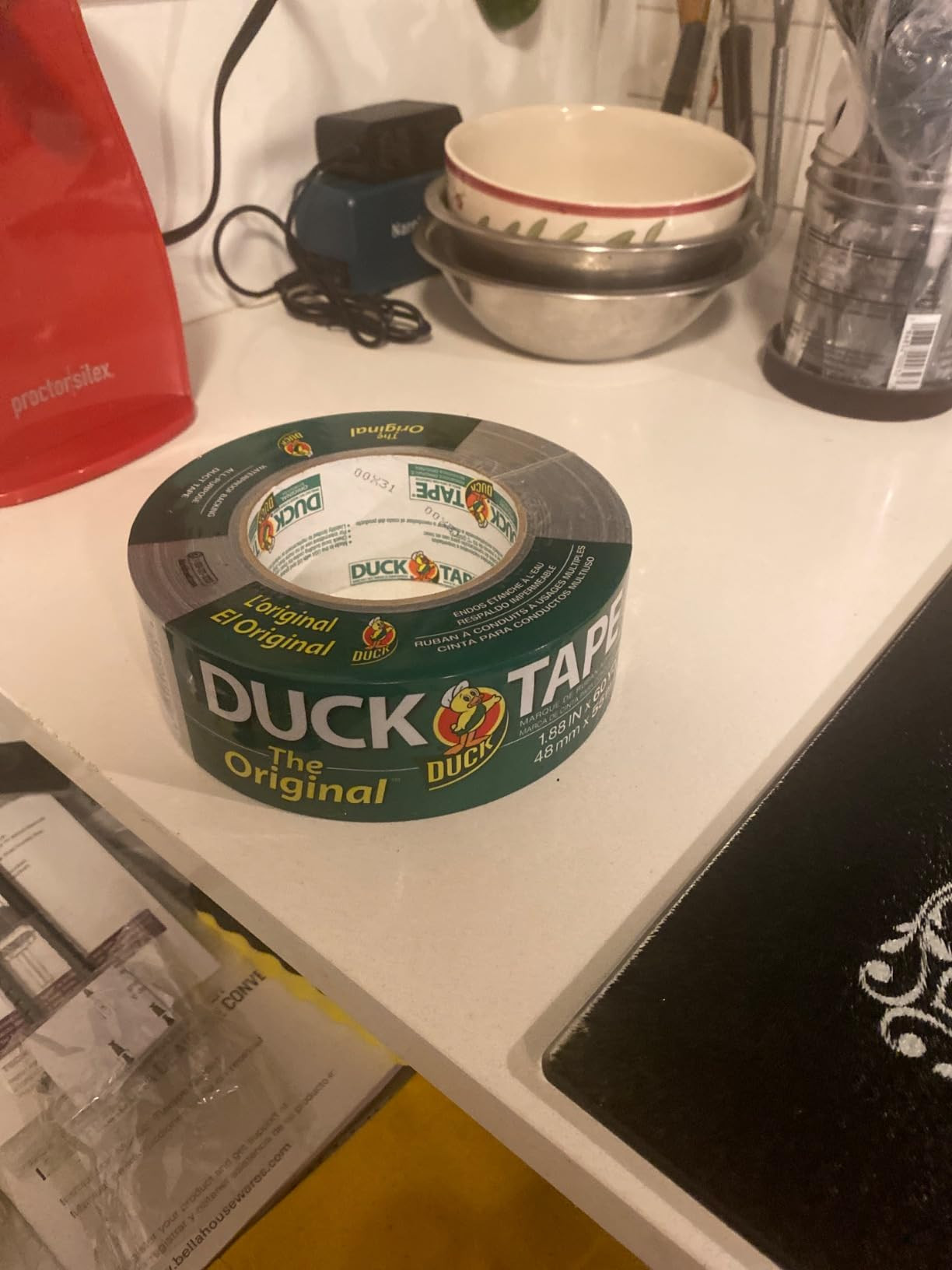The Original Duck Brand Duct Tape, 1-Pack 1.88 Inch x 60 Yard, Silver (394475) | Amazon (US)