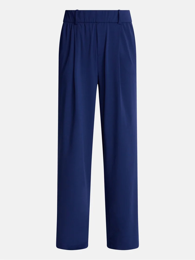 Avia Women's and Women's Plus Interlock Wide Leg Trousers, 31" Inseam, Sizes XS-4X | Walmart (US)