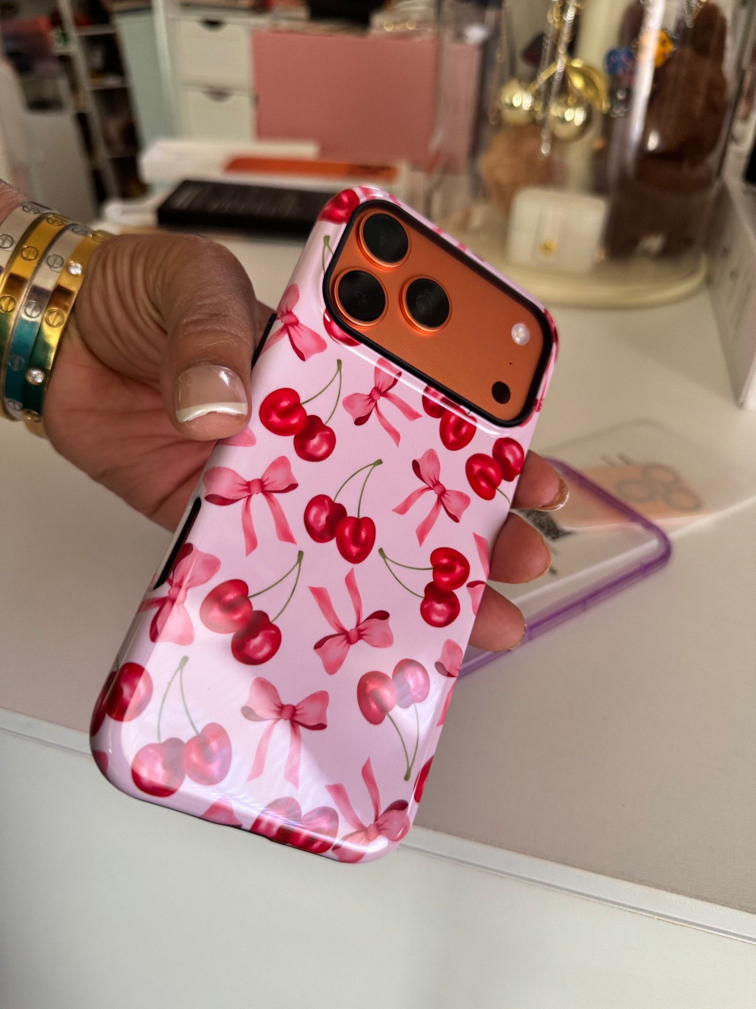 Had to dress up my new iPhone 17 pro max grab this cute case below 

#LTKFindsUnder50 #LTKselfcare #LTKGiftGuide