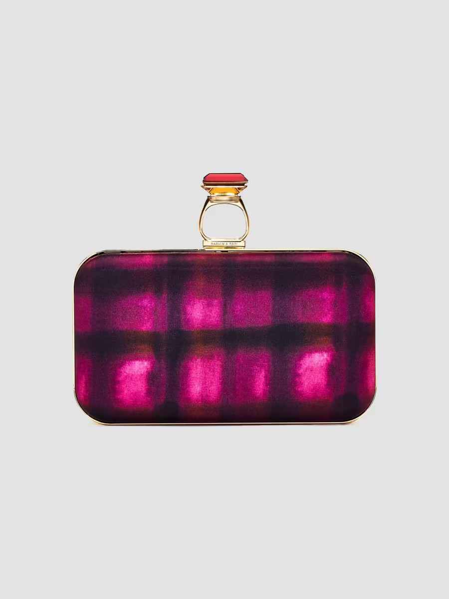 Women's On The Rocks Clutch - Pink Shibori | Saks Fifth Avenue