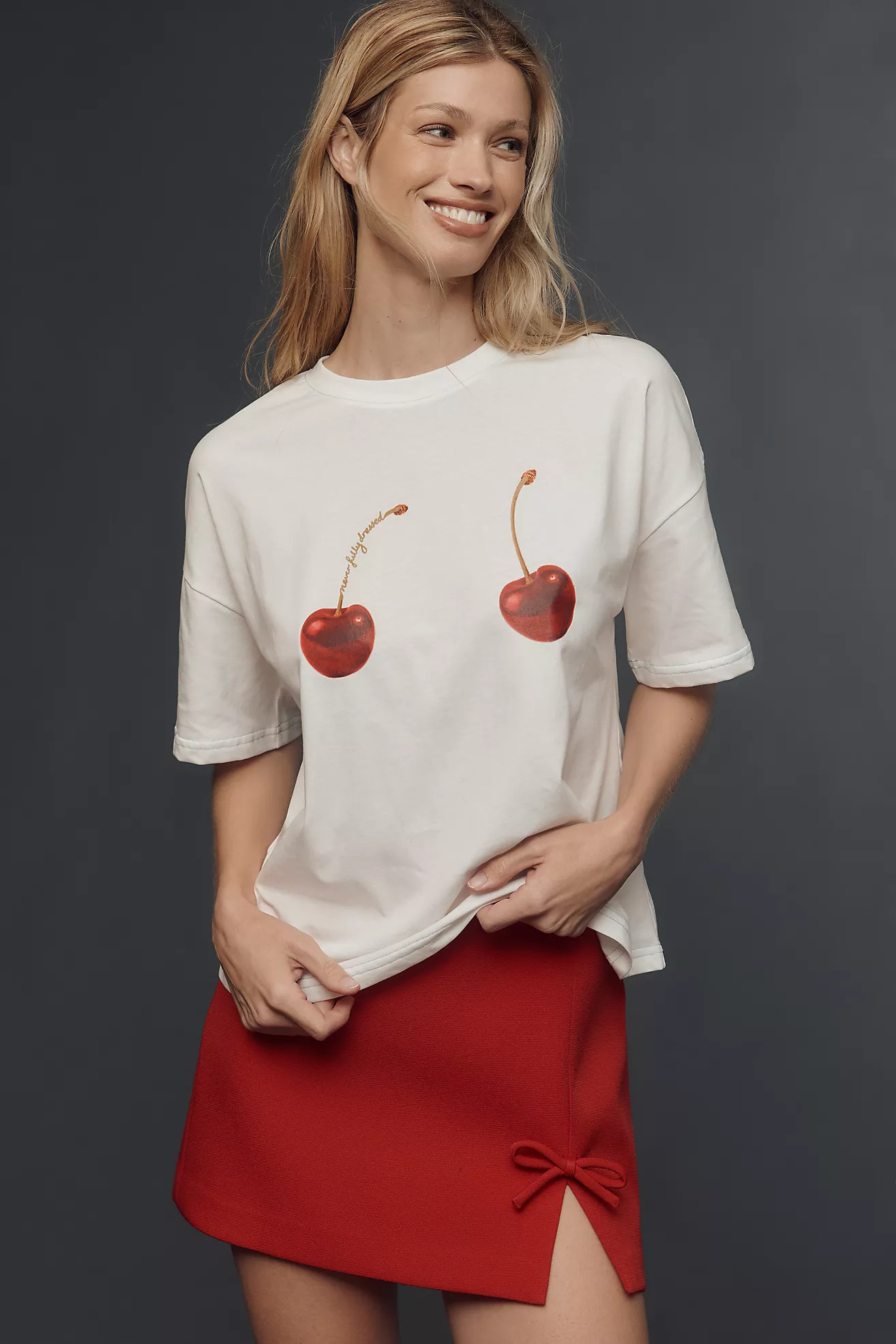 Never Fully Dressed Cherry Graphic Tee | Anthropologie (US)