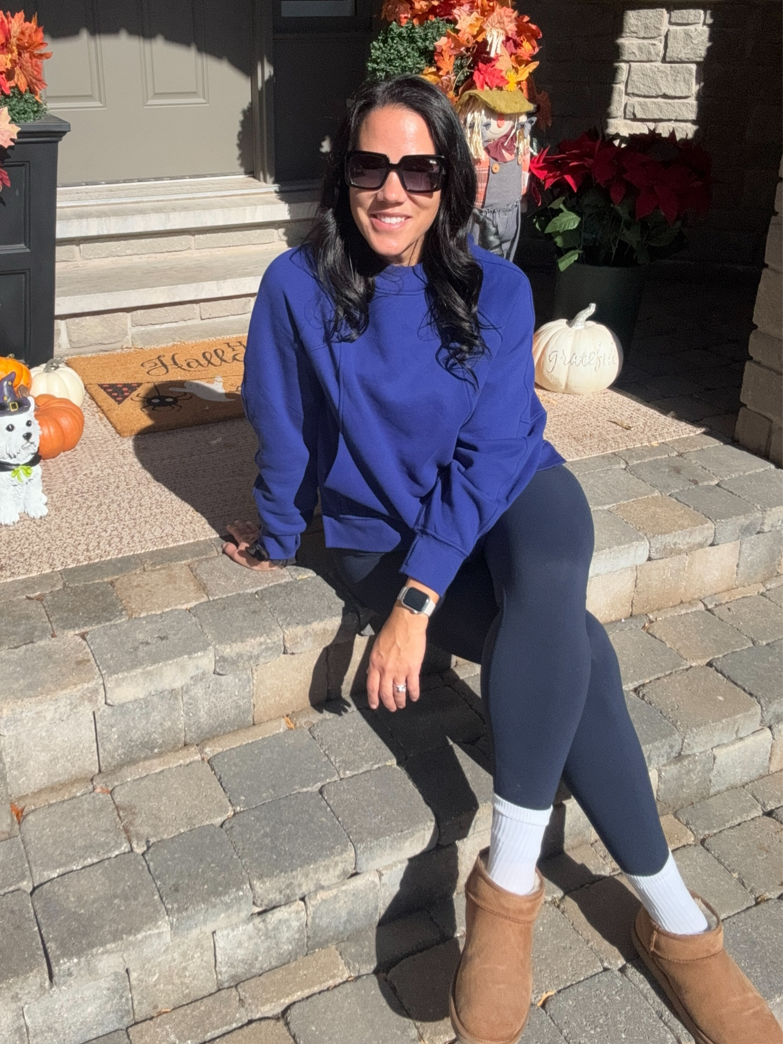 Realistic OOTD 
Mom fit 
Working from home 
Cozy sweater weather 

#LTKMidsize #LTKFitness #LTKActive