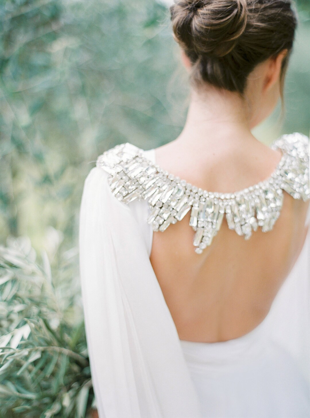 ORION Couture Modern Silk Bridal Cape , Bridal Cape, Bridal Separates, Cape Veil, Crystal Cape, T... | Etsy (US)