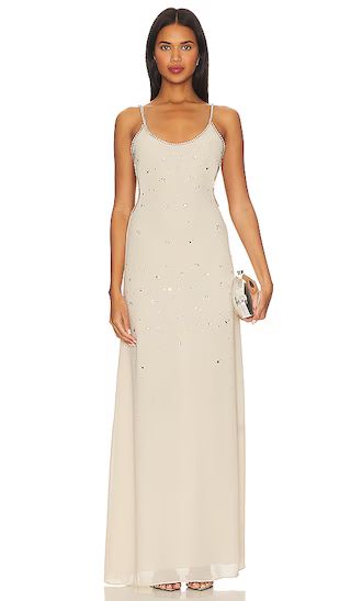 Deana Gown in Beige Neutral | Revolve Clothing (Global)