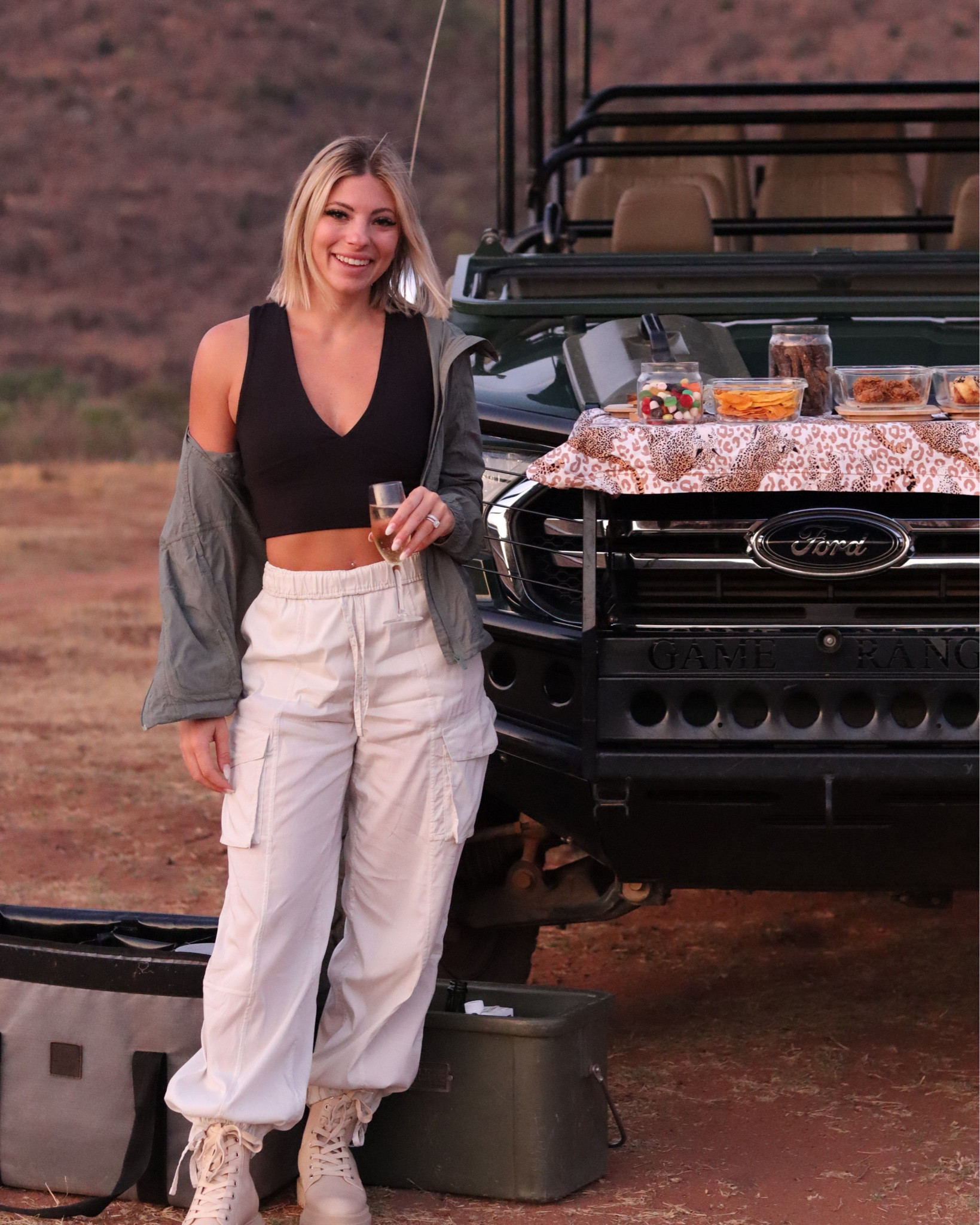 Perfect outfit for a night on safari! It’s important to pack layers and staying comfy is key for long jeep rides! Lululemon and Nike were our best friends! #safarioutfits 

#LTKMens #LTKFitness #LTKActive