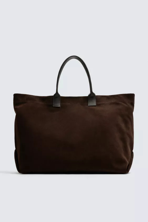 LIMITED EDITION LEATHER TOTE BAG | Zara UK
