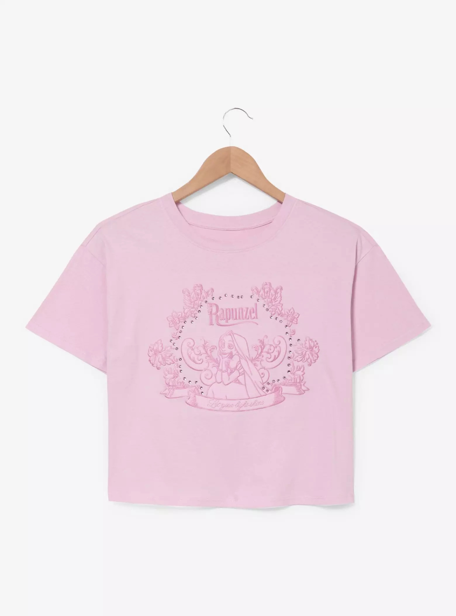 Disney Tangled Rapunzel Rhinestone Women's T-Shirt - BoxLunch Exclusive | BoxLunch | BoxLunch