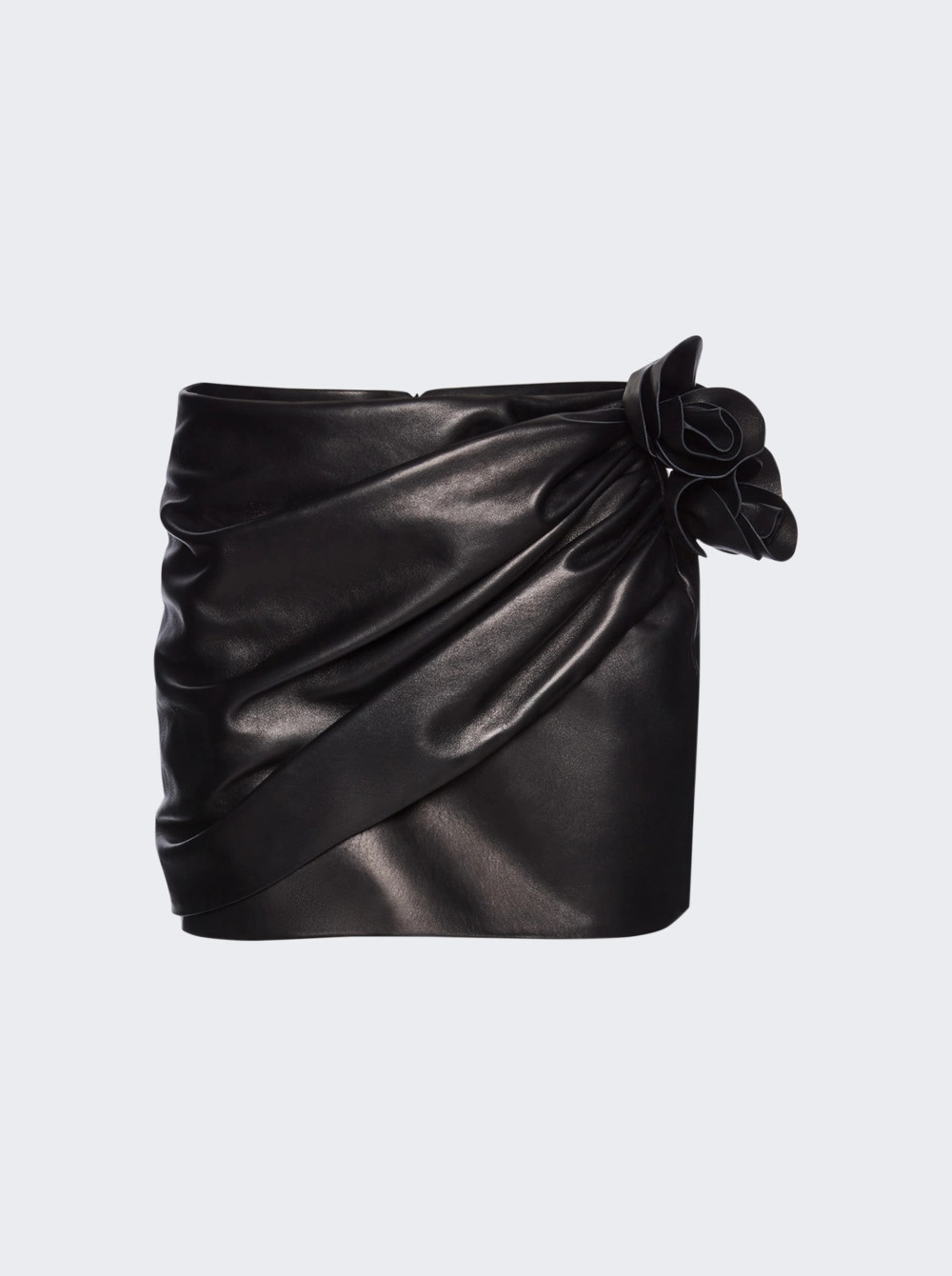 Draped Mini Skirt Black  | The Webster | The Webster