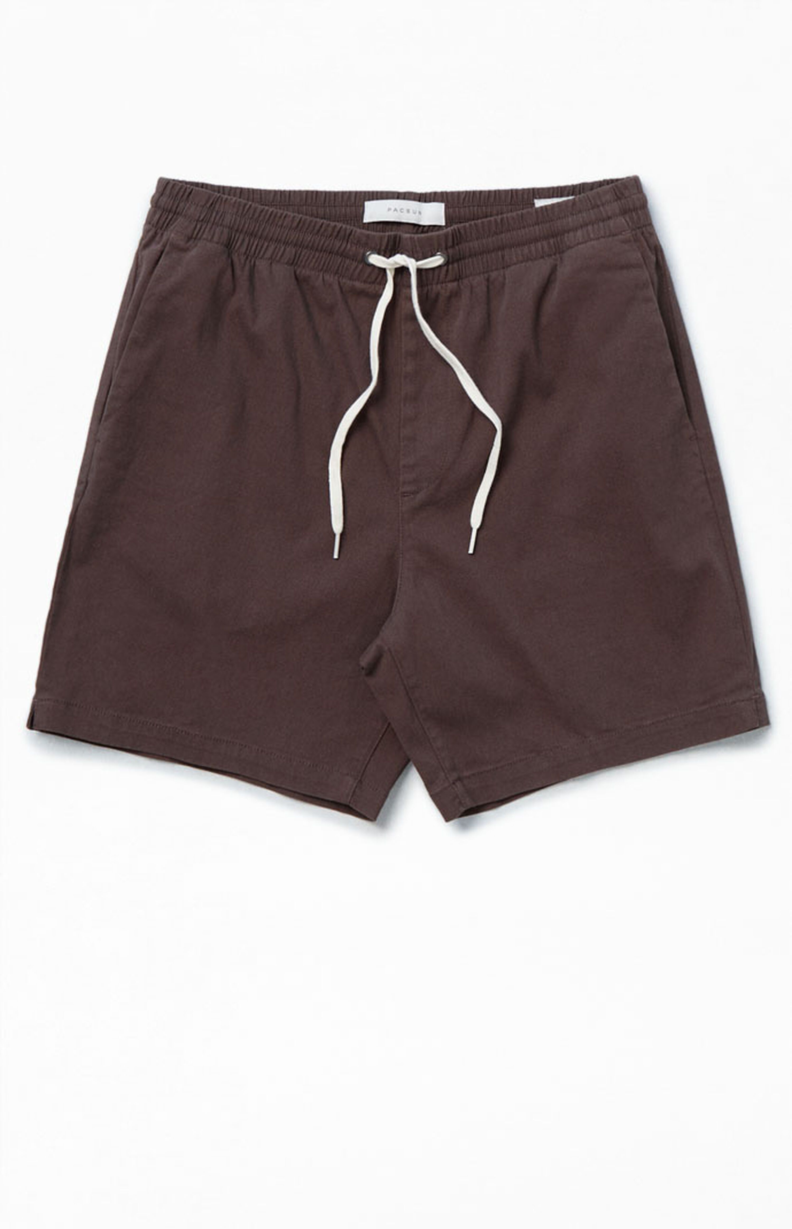 PacSun Brown Reed Twill Volley Shorts | PacSun