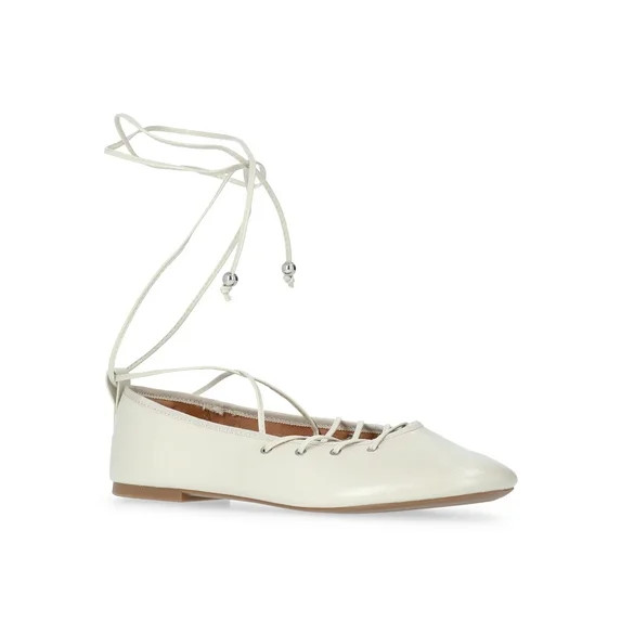 No Boundaries Corset Ballet Flats, Women's | Walmart (US)