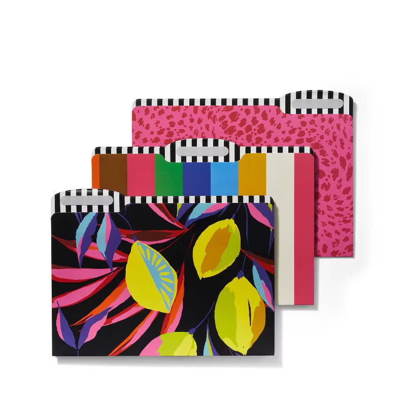 6pk Set Lemon File Folders - Tabitha Brown for Target | Target