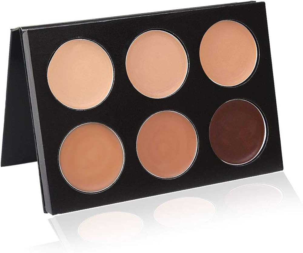 Mehron Makeup Mask Cover 6-Color Palette (Olive) | Amazon (US)