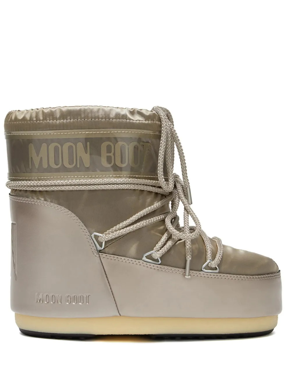 Moon Boot Icon Low Glance Snow Boots | Neutrals | FARFETCH | Farfetch Global