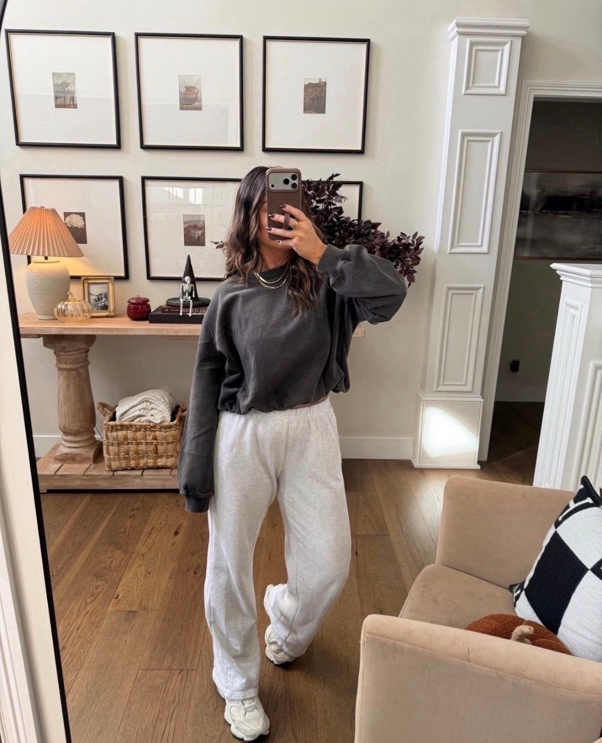 My go to Amazon sweatpants and GAP cropped crew neck! 

#LTKgrwm #LTKSeasonal #LTKootd