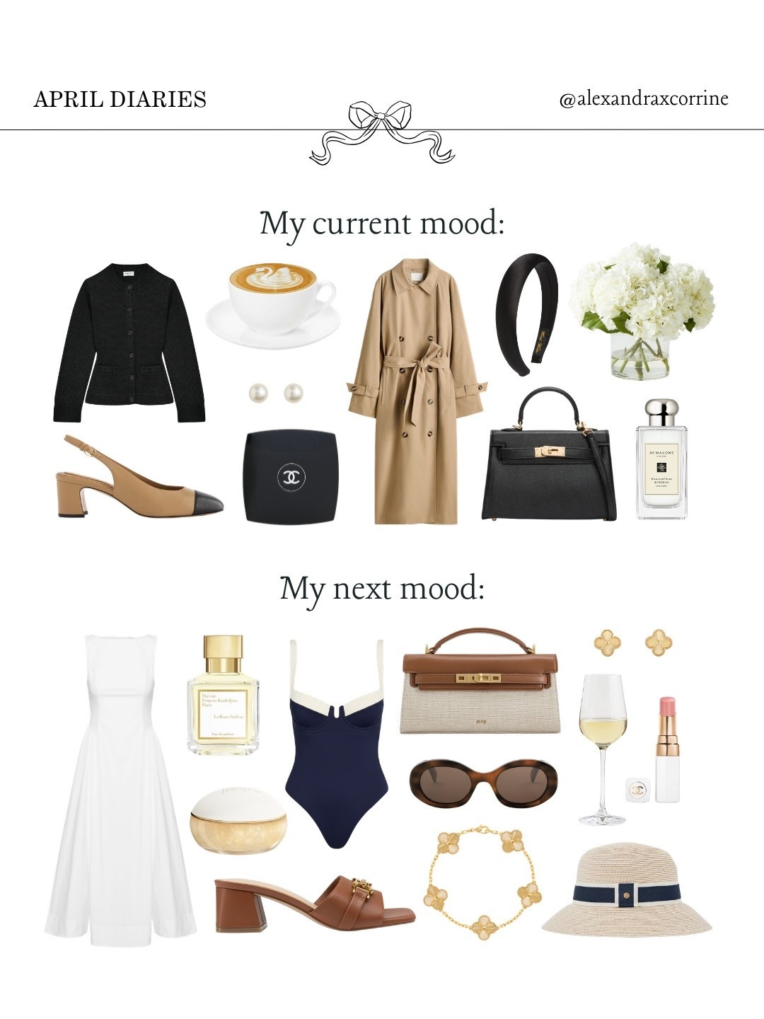 My current spring mood versus my summer mood 🍸🤍🦪⚓️

#summeraesthetic #luxuryaesthetic #chicliving #elegantliving #pinterestinspo 

[ luxury summer aesthetic, chic elegant style, chic girl luxury aesthetic, navy blue and tan, chic beach vibes, chic coastal yacht summer, classic summer style, Pinterest mood board aesthetic ]

#LTKSwim #LTKSeasonal