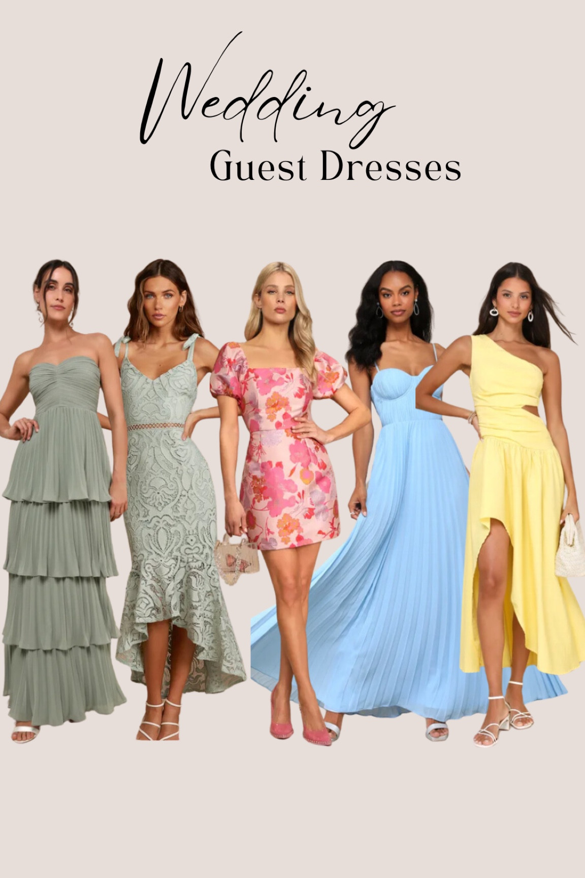 Spring & Summer Wedding Guest Dresses 

wedding, wedding guest, wedding guest dress, spring, spring wedding, spring dress, summer, summer wedding, summer dress, event dress, spring colors, summer colors, dress, gown, color palette, affordable 

#LTKSeasonal #LTKWedding #LTKFindsUnder100