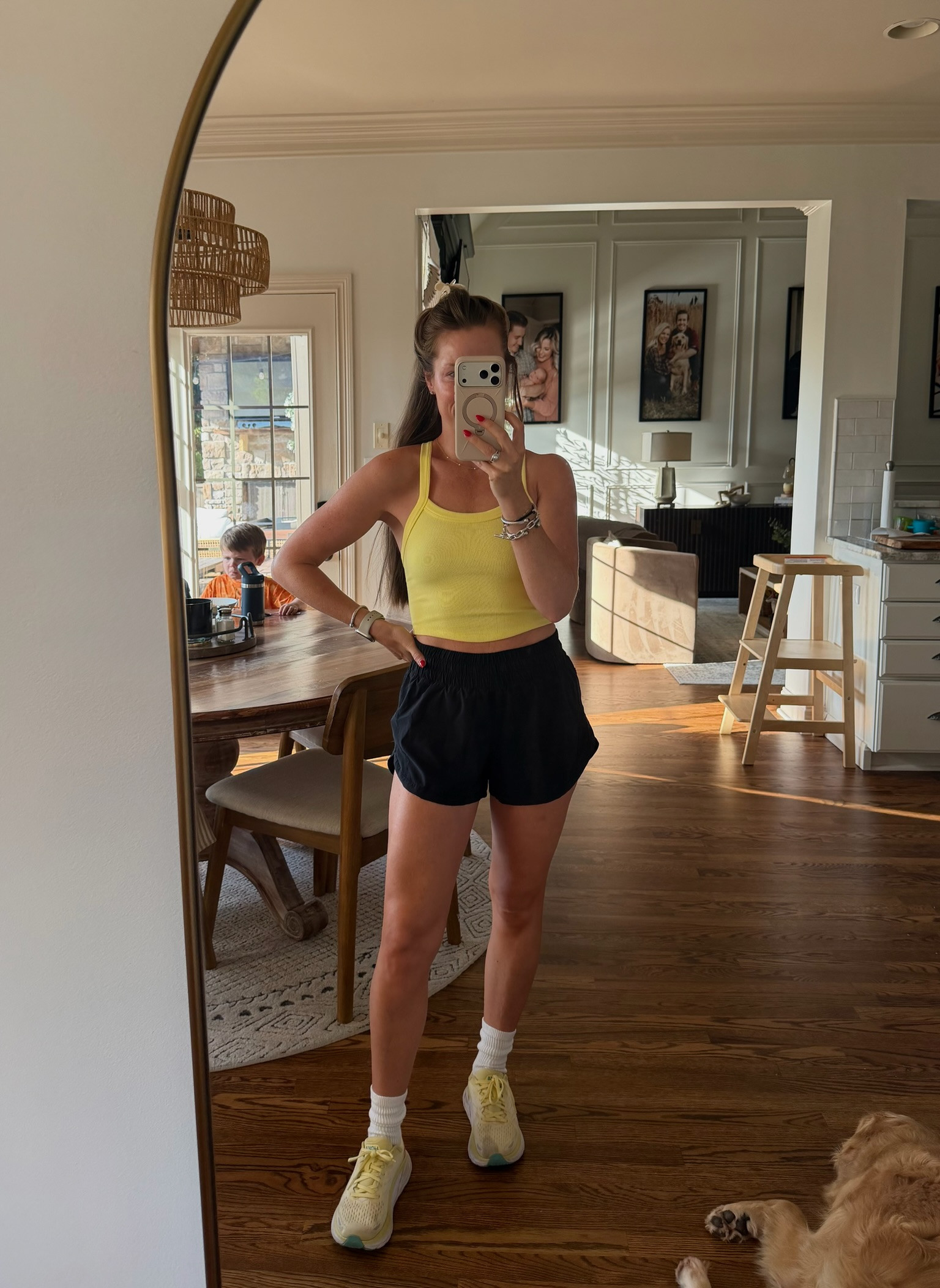 go to mom uniform!! wearing a small top and 4 in shorts 💛

#LTKootd