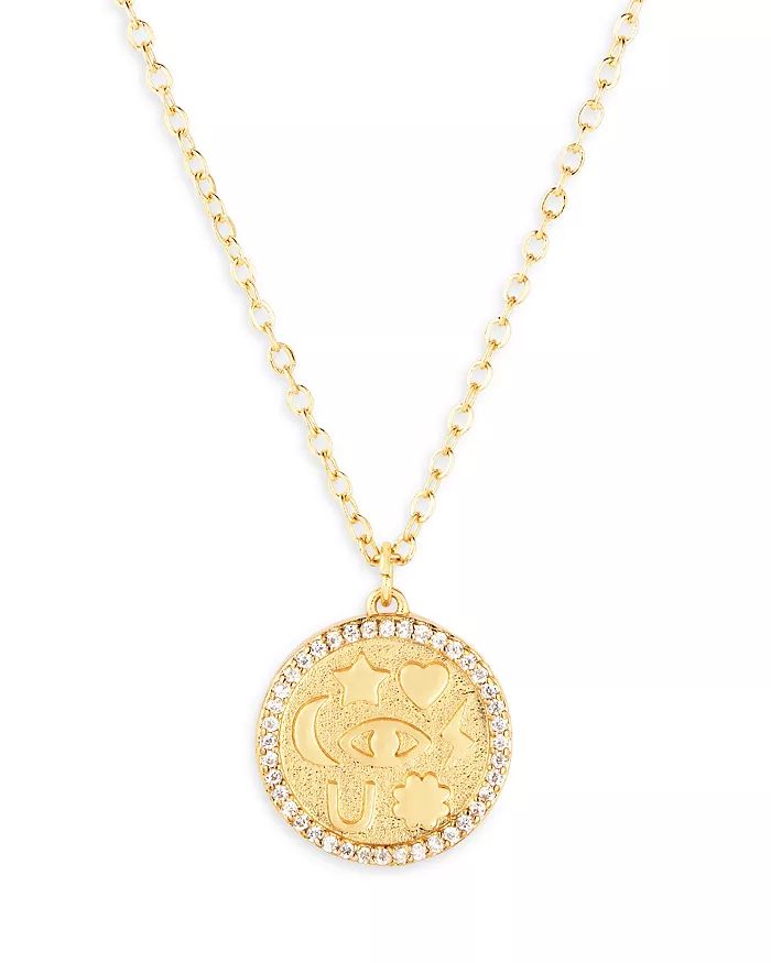 Coin Pendant Necklace in 14K Gold Plated, 18" - 100% Exclusive | Bloomingdale's (US)