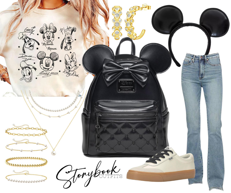 A classic black-and-denim park outfit that never goes out of style.
Simple, comfy, and easy to wear all year long.

Perfect for rope drop to fireworks! 

 #LTKTravel