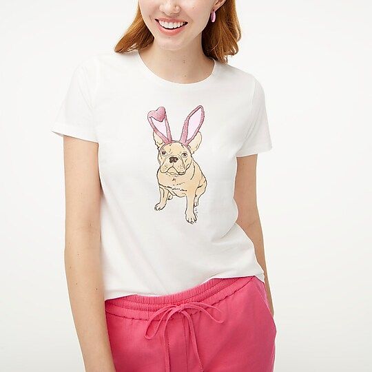 Easter dog graphic tee | J.Crew Factory