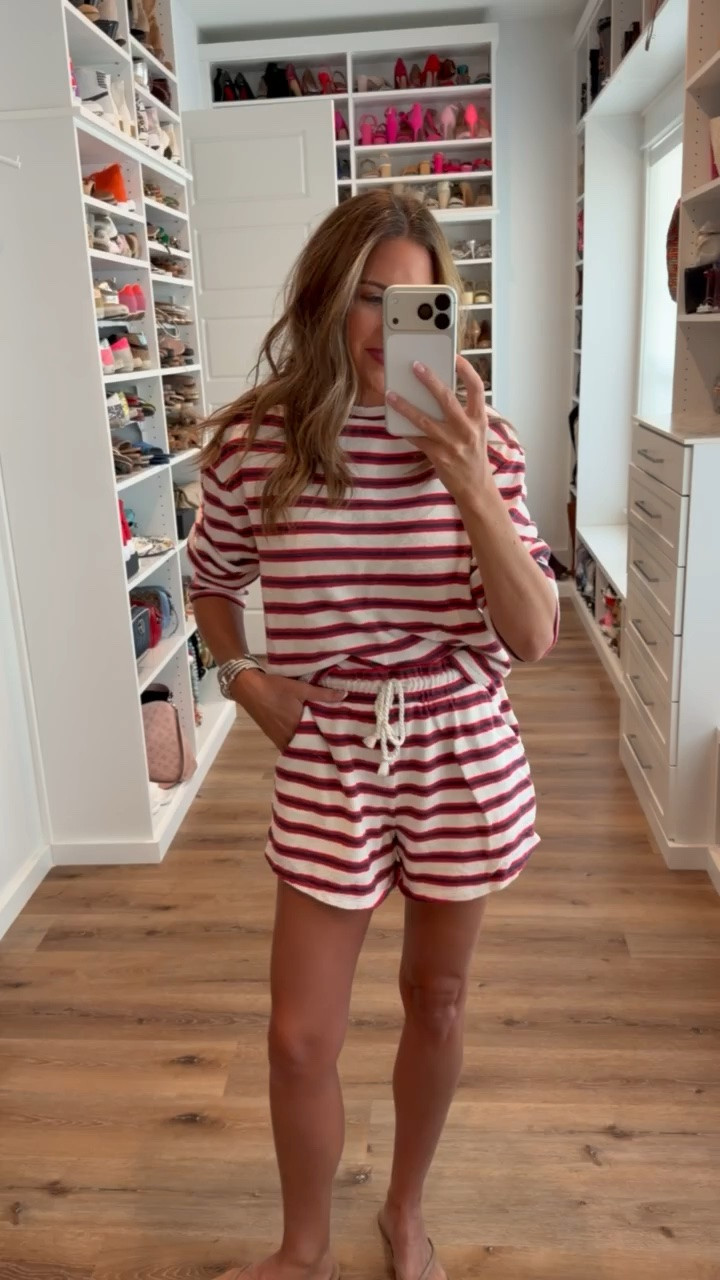I have been loving this red, white and blue lounge set from @Target! Perfect to wear all summer long! #ad

#LTKootd #LTKmomlife #LTKSeasonal