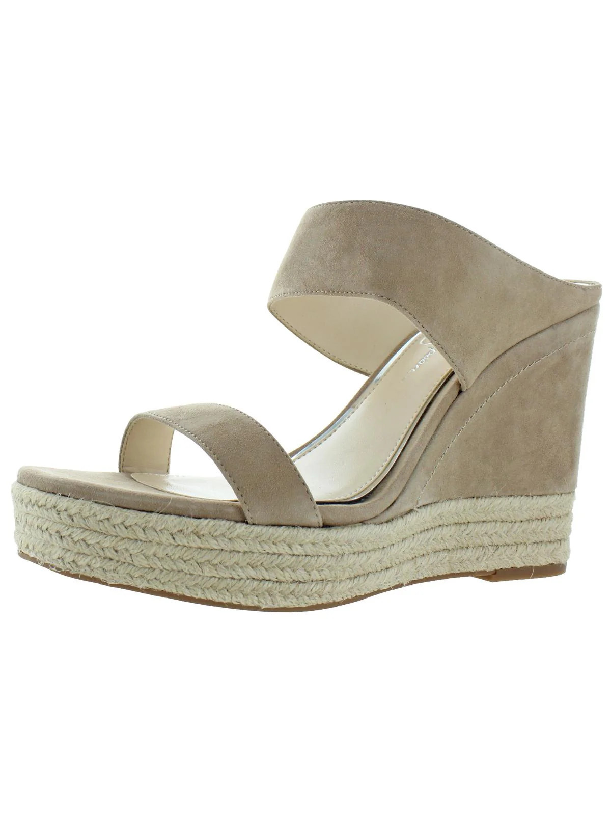 Siera Womens Mixed Media Open Toe Wedge Sandals | Shop Simon