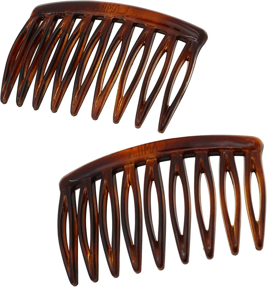 Camila Paris CP2949 French Hair Side Comb, Small Tortoise Shell, French Twist Hair Combs Decorati... | Amazon (US)