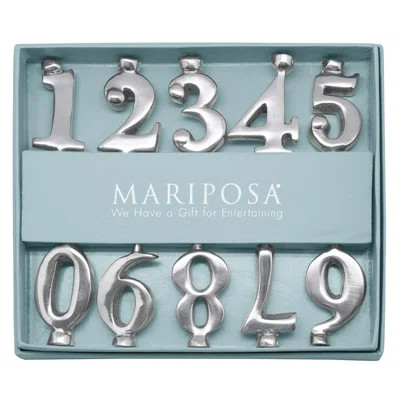 Mariposa Number Candle Holder Set | Wayfair North America