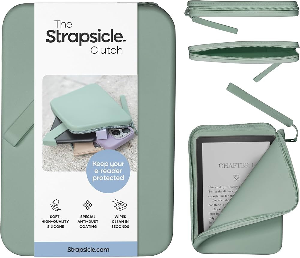 Strapsicle Silicone Clutch for Kindle & E-Readers – Multi-Purpose Bag for Phone, Wallet & Keys ... | Amazon (US)
