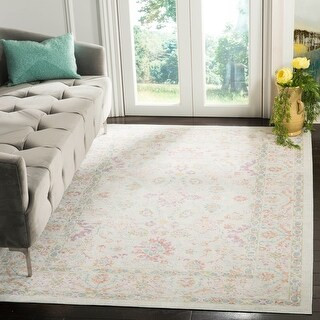 SAFAVIEH Windsor Koko Shabby Chic Oriental Polyester Rug | Bed Bath & Beyond
