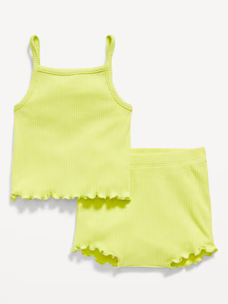 Rib-Knit Cami and Shorts Set for Baby | Old Navy (US)